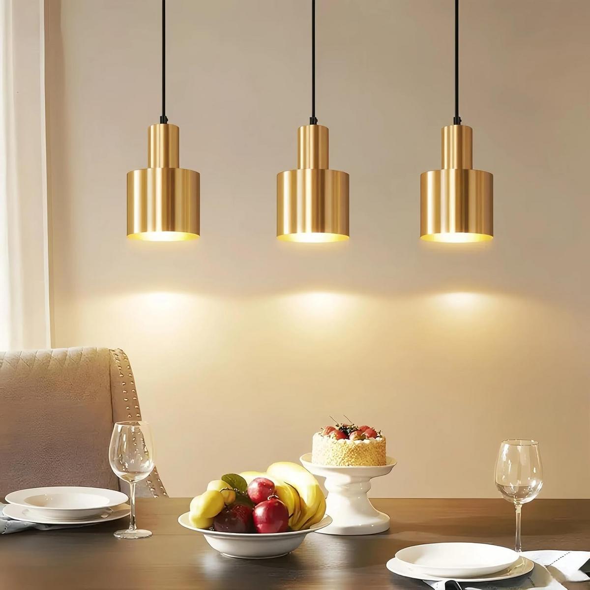 HÄNGELEUCHTE Dravf 65/12/143 cm - Goldfarben, Metall (65/12/143cm) - ZMH