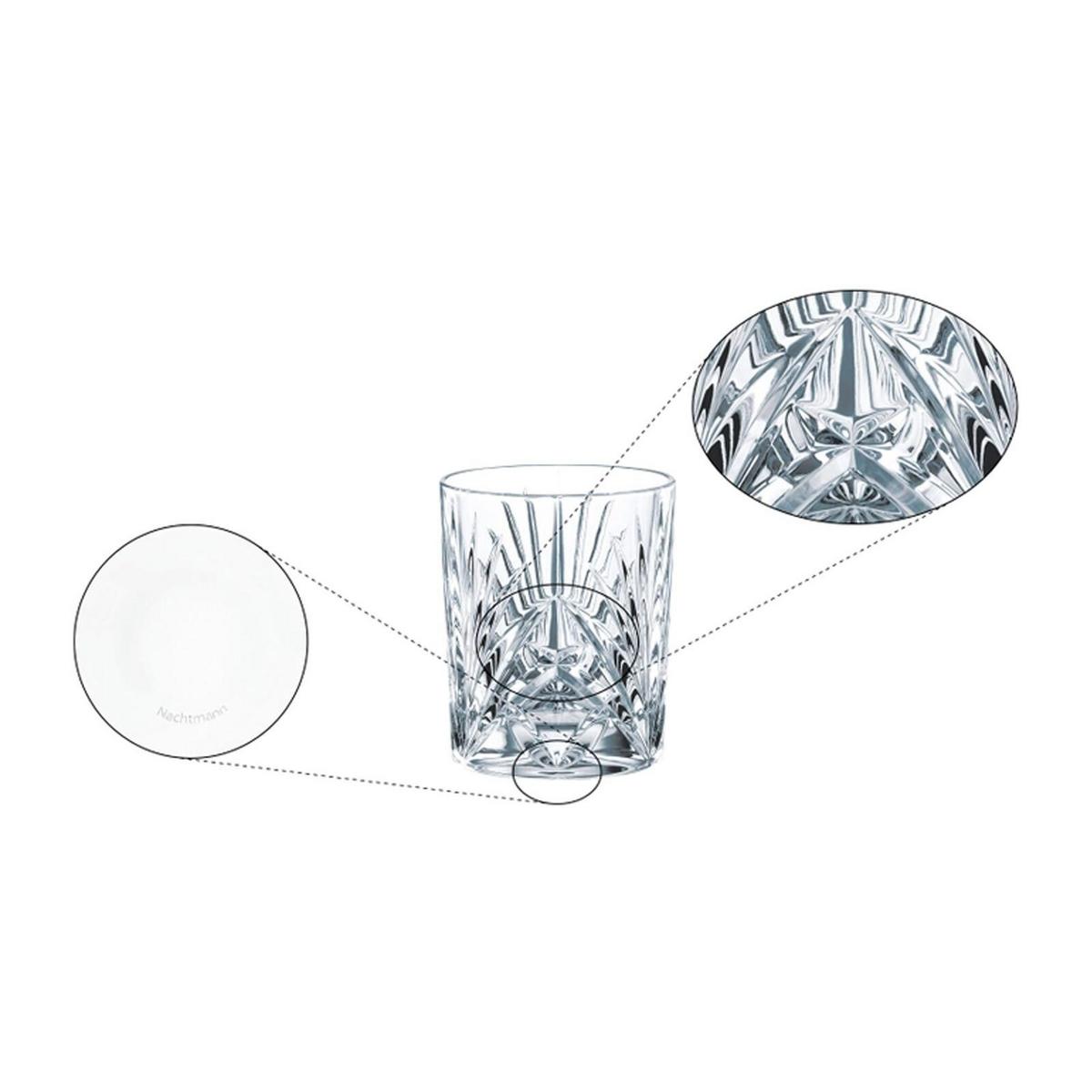 WHISKYTUMBLER Palais transparent 304 ml 6er Set - Transparent, Glas (0.304L) - Nachtmann