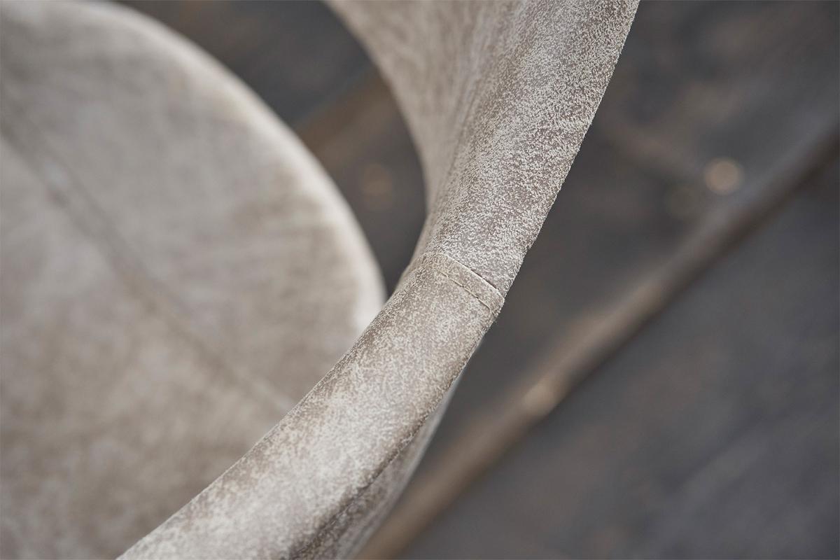 STUHL ZAJA Beige Microfaser - Beige, Textil (57/80/59cm) - KAWOLA