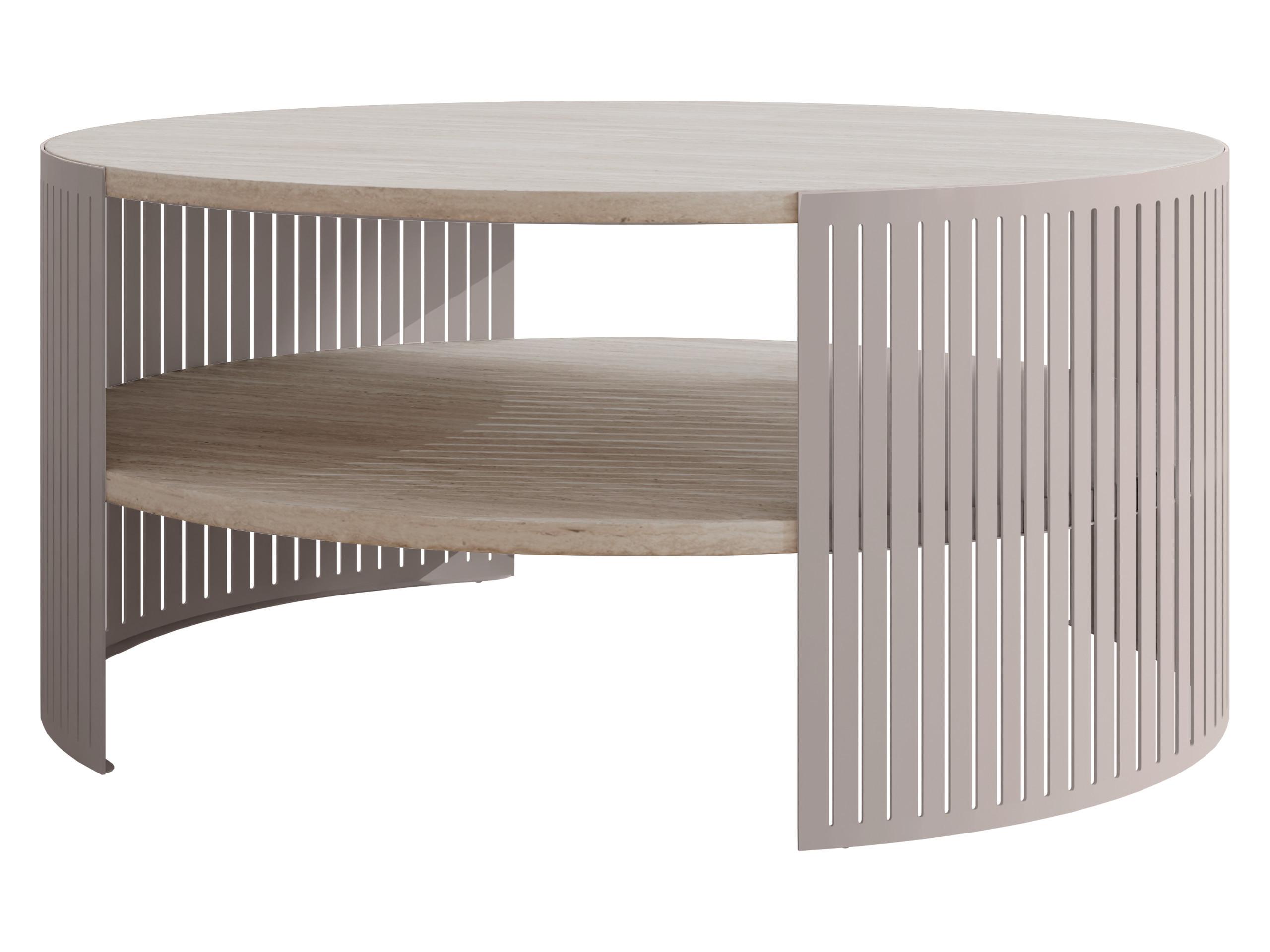 COUCHTISCH Fikoli Cashmere - Taupe/Kaschmir, Holzwerkstoff/Metall (75/75/40cm) - MIRJAN24