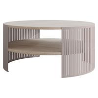 COUCHTISCH Fikoli Cashmere - Taupe/Kaschmir, Holzwerkstoff/Metall (75/75/40cm) - MIRJAN24