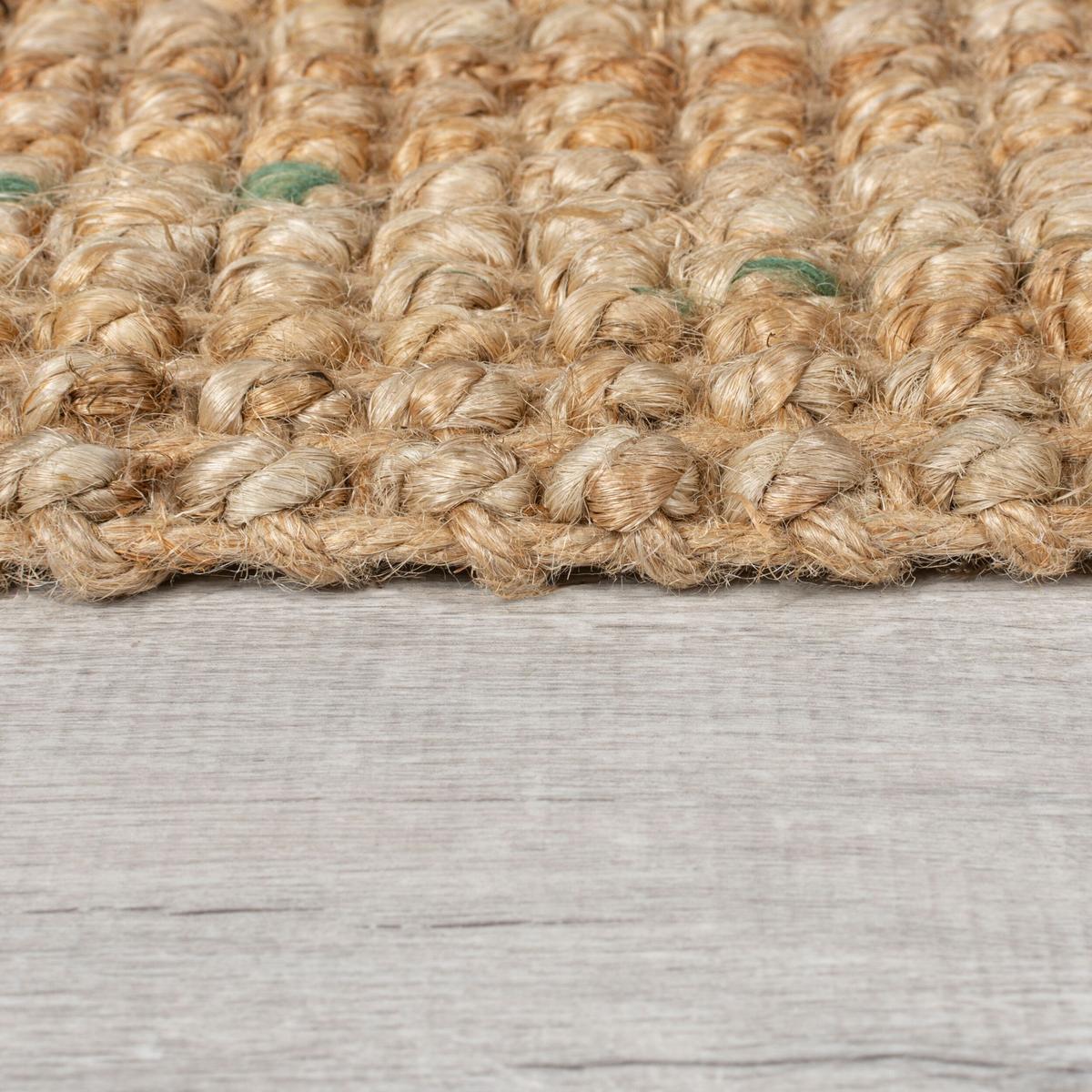 JUTETEPPICH handgewebt ERME, in Naturjute, Beige, 120 x 170 cm - Beige, Textil (120/170cm) - KADIMA DESIGN