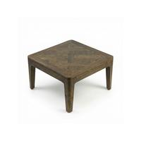SOFATISCH LOIRE, Mango Massivholz, handgefertigt, Nussbaum-Mango, 60 x 60 x 32 cm - Braun, Mangoholz/Holz (60/60/32cm) - KADIMA DESIGN
