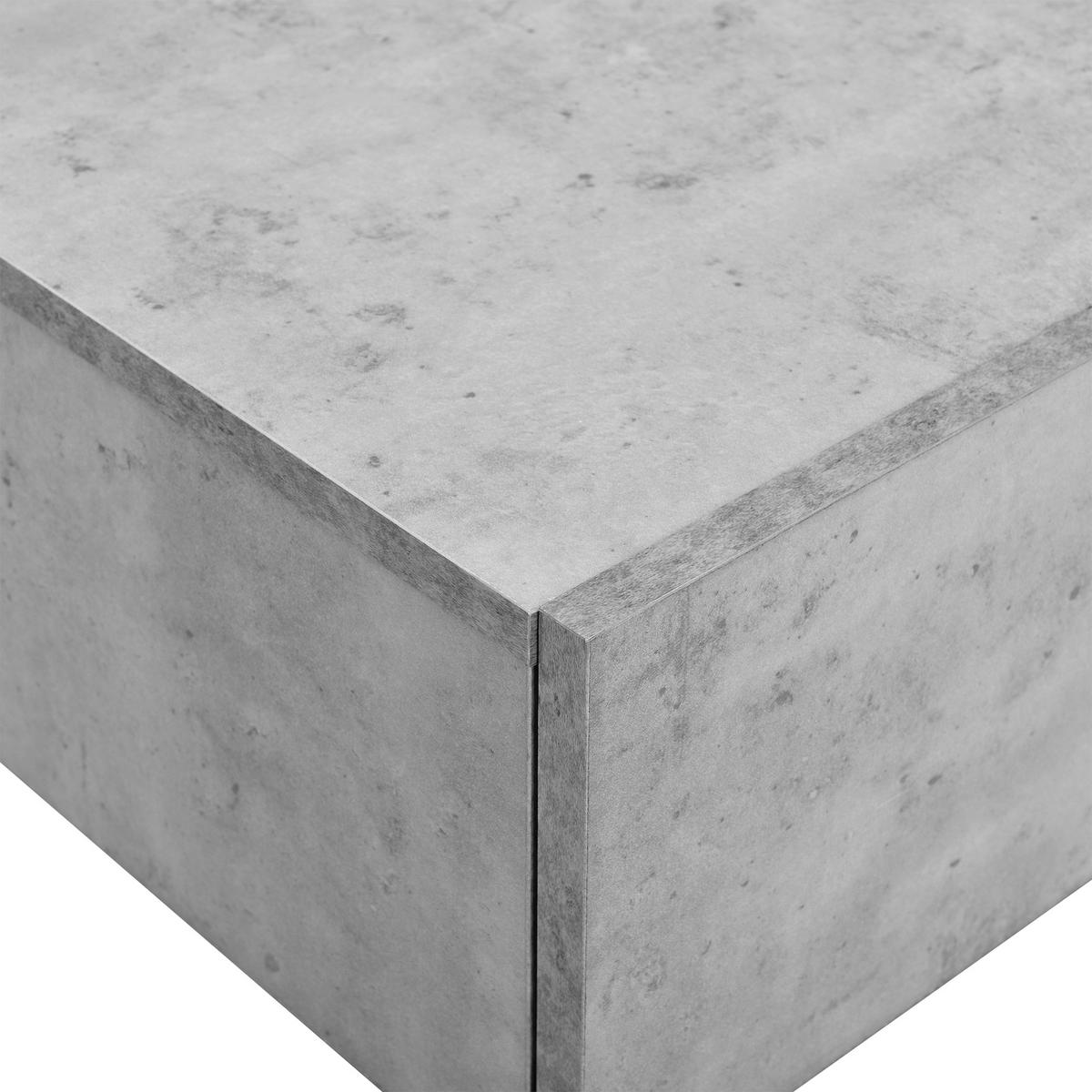 WANDREGAL Oslo - Grau, Holzwerkstoff (46/15/30cm) - [en.casa]