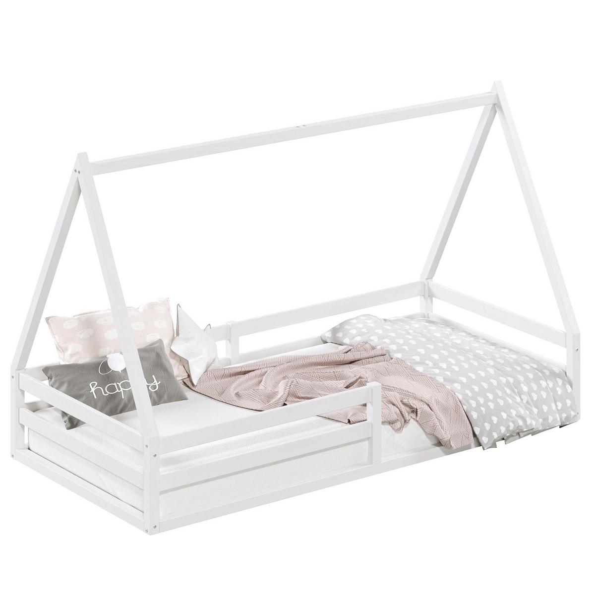 HAUSBETT SILA 90x200 cm weiß - Weiß, Holz (96/152/206cm) - IDIMEX