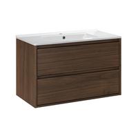 WASCHTISCH 81cm Edmé Holz - Braun, Holzwerkstoff (81/52/46cm) - Petits-meubles