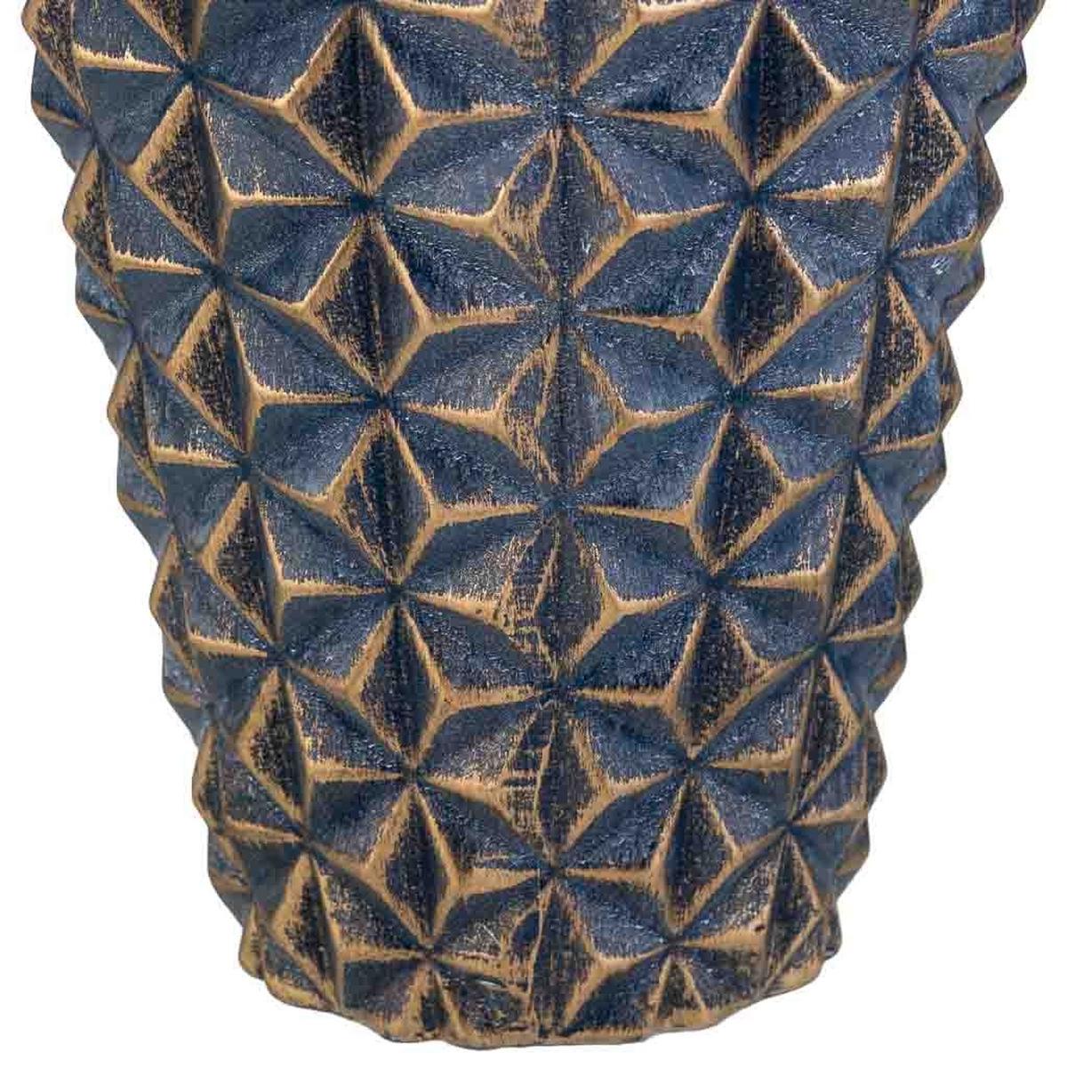 VASE aus Keramik, schwarz, 18x45cm - Schwarz, Keramik (45cm) - Wanderlust