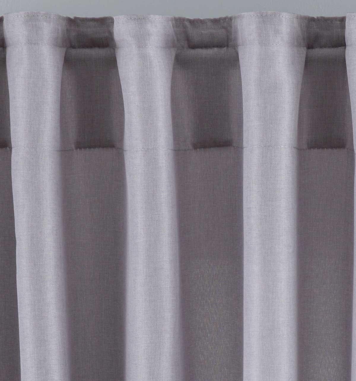 SCHLAUFENGARDINE 2ER SET »Jena« HxB 250x300 cm Silber - Silberfarben, Textil (300/250cm) - Gardinenbox