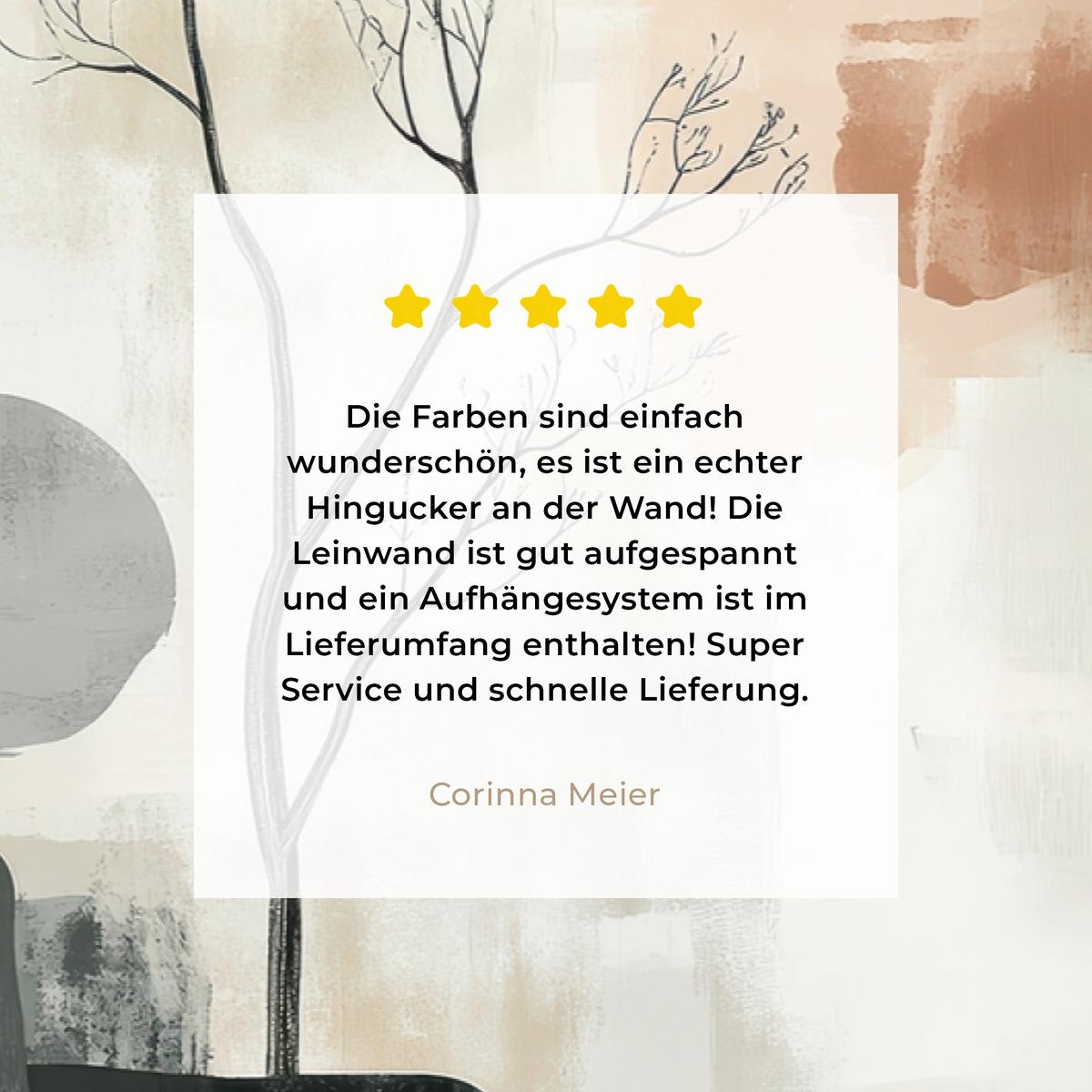 LEINWANDBILD Wabi sabi - Beige - Pflanze Wohnzimmer Groß 120x80 cm - Sandfarben, Textil (120/80cm) - MuchoWow