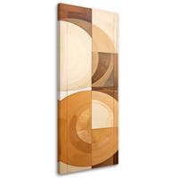 LEINWANDBILD 3D und geometrisch 30x90cm - Beige, Textil (30/90cm) - Feeby