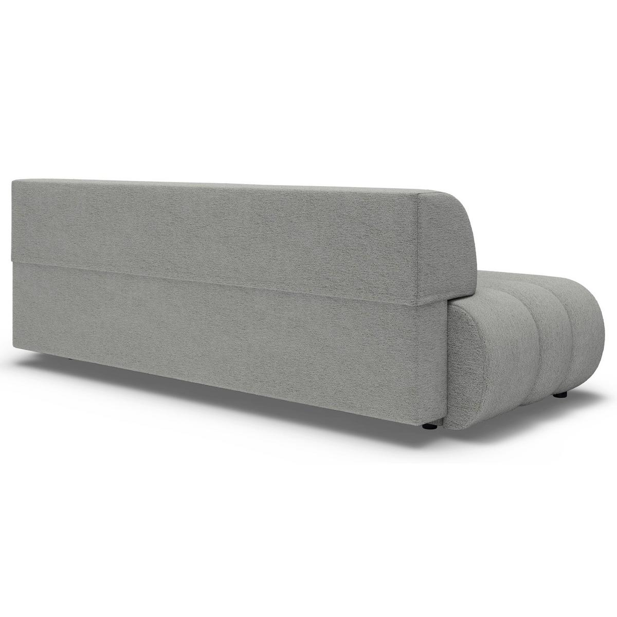 SCHLAFSOFA Arione 214 cm - Hellgrau/Schwarz, Kunststoff/Textil (214/74/104cm) - Selsey