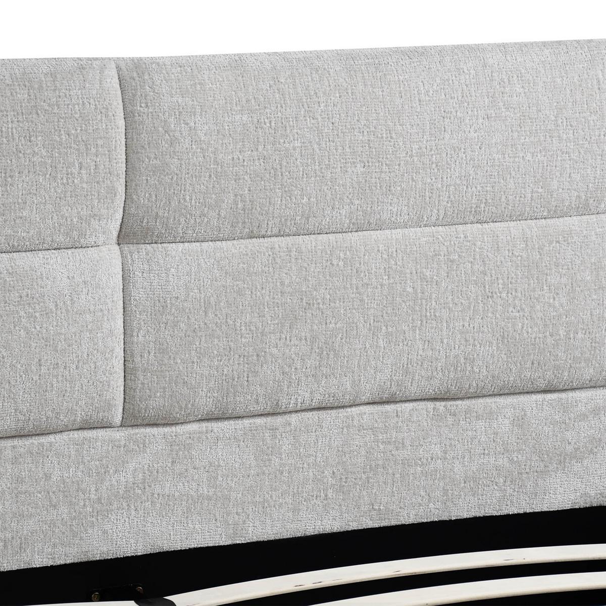 POLSTERBETT Aurea Doppelbett 160x200 cm mit Schublade, ohne Matratze, Chenille-Stoff, Beige - Beige/Schwarz, Textil (160/200cm) - Beautysofa