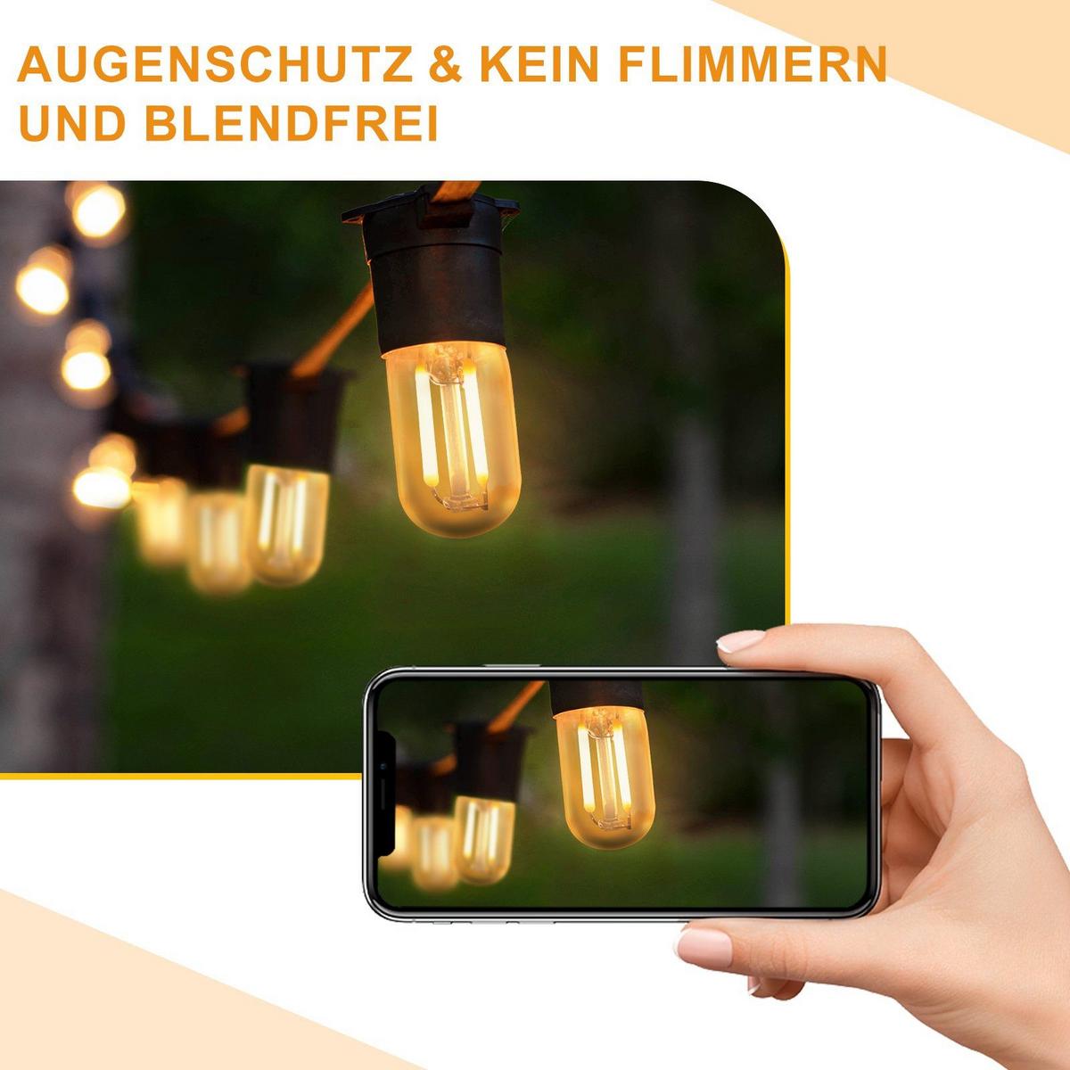 LED-LEUCHTMITTEL Attendorn II 6.4/2.2/2.2cm(2er-set) - Braun, Glas (2.2/2.2cm) - Nettlife
