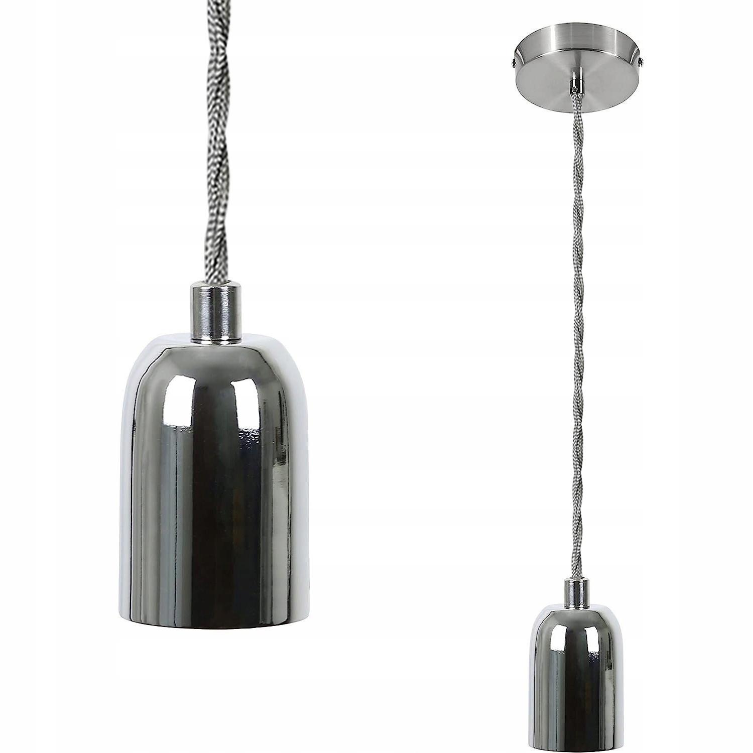 PENDELLEUCHTE Rainer 10/10/130 cm - Silberfarben, Metall (10/10/130cm) - Nettlife