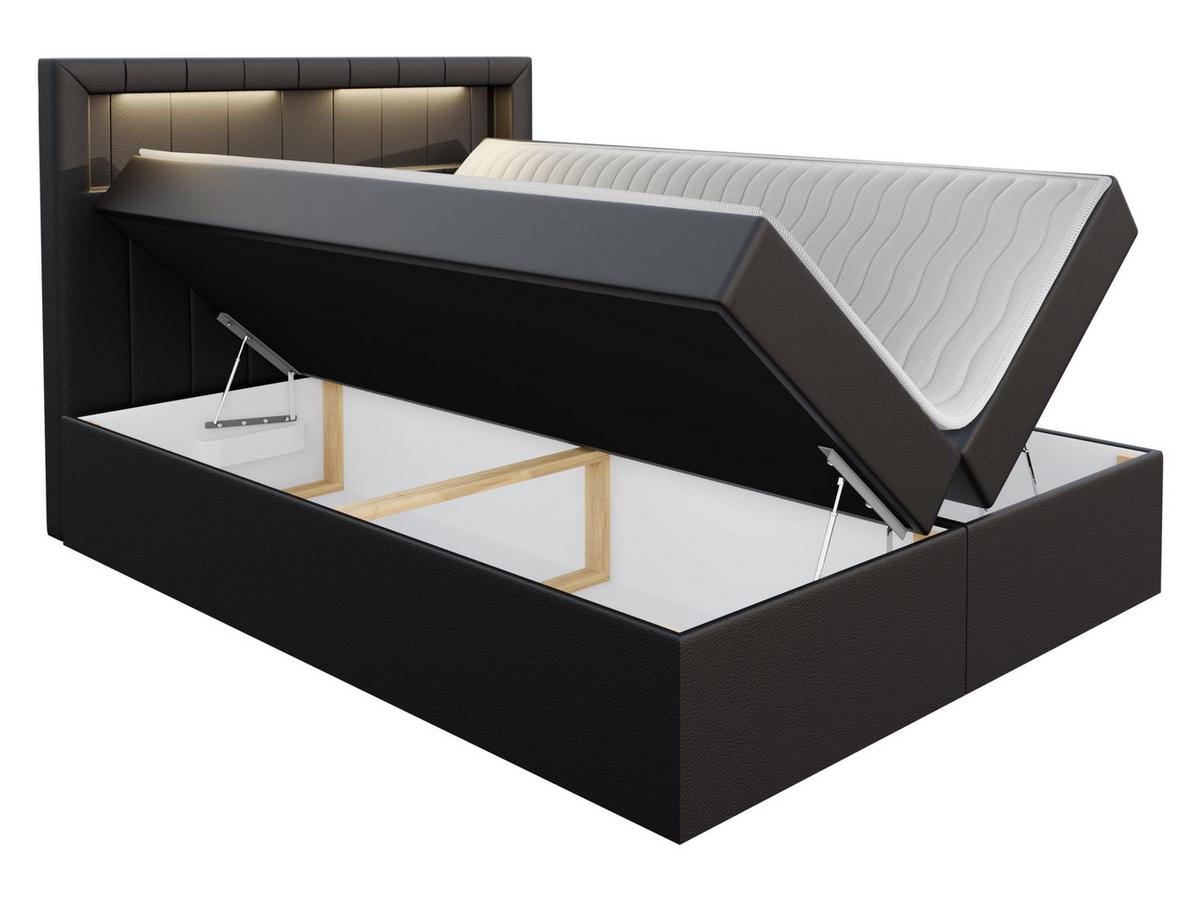 BOXBETT Aspen - H3 - Beige, Holz/Textil (160/200cm) - MIRJAN24