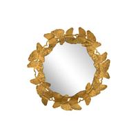 WANDSPIEGEL Gold 80/80 cm - Goldfarben, Metall (10.5/80/5cm) - KUNSTLOFT