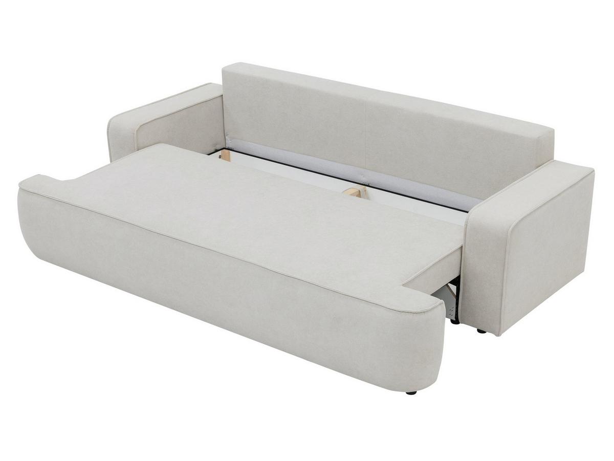 SCHLAFSOFA Mono - Creme/Schwarz, Holz/Kunststoff (248/94/110cm) - MIRJAN24