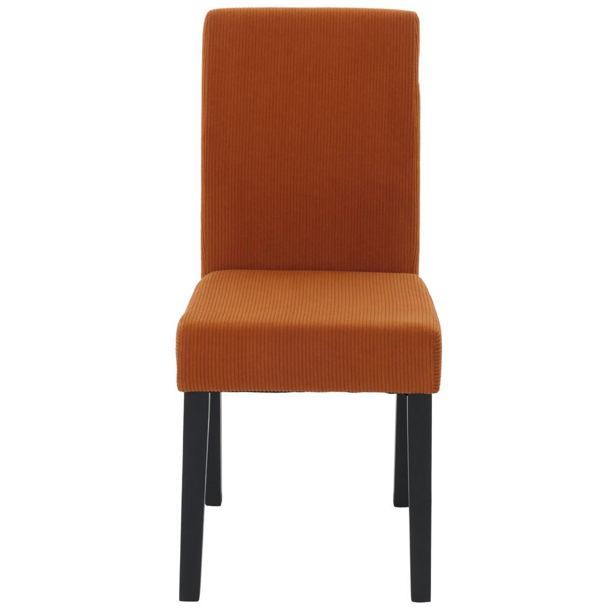 ESSZIMMERSTUHL Orange 2er-Set - Orange, Textil (42/90/50cm) - MCW