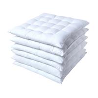 STUHLKISSEN 6er-Set weiß 40/40/6,5 cm - Weiß, Textil (40/40/6.5cm) - Homescapes