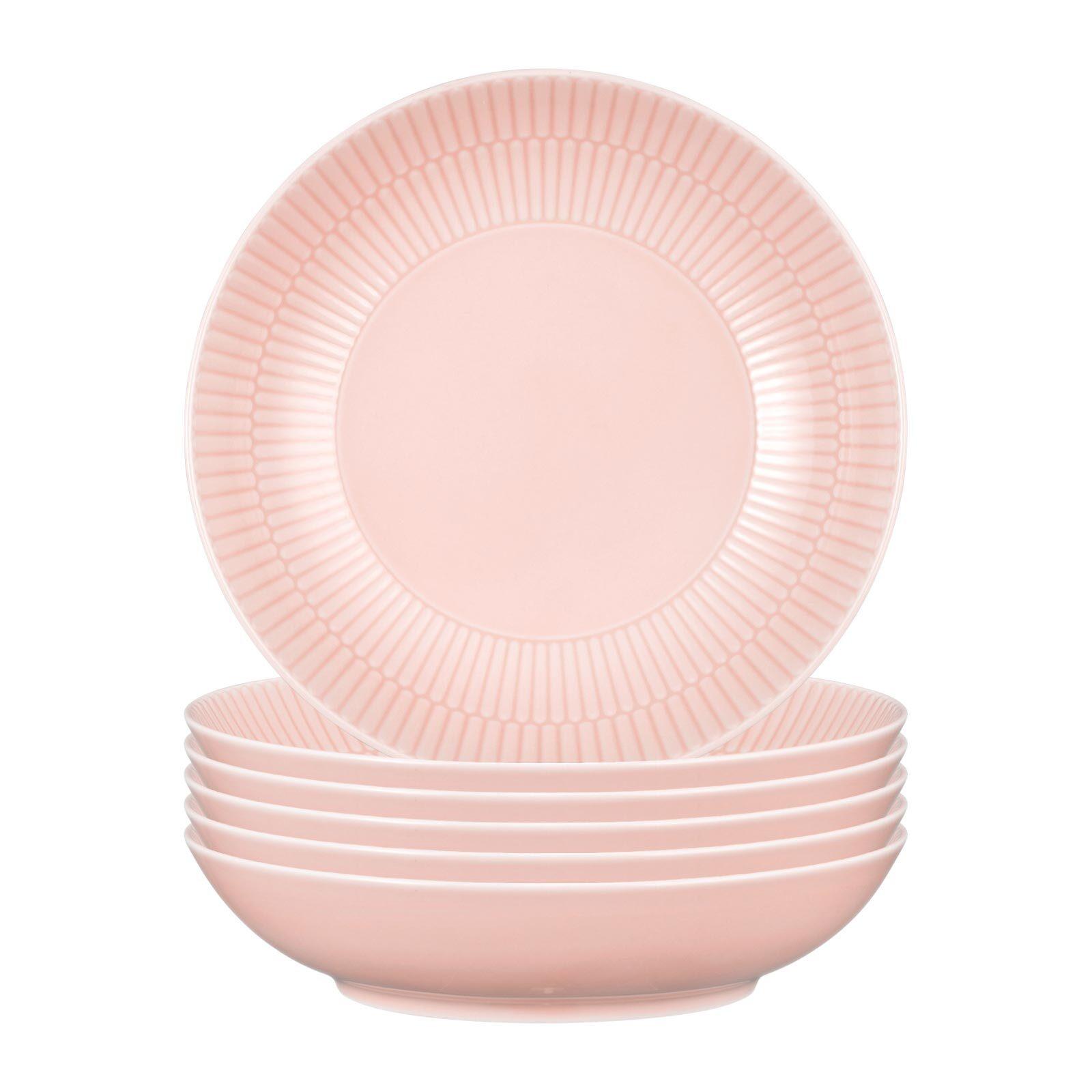 SUPPENTELLER Amina Rosé ø 21,2 cm 6er Set - Rosa, Keramik (21.2cm) - Seltmann Weiden