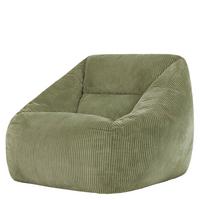 SITZSACK Cord Sessel Natalia - Salbeigrün, Textil (97/73/84cm) - icon