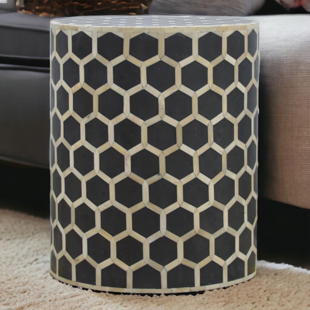 HOCKER aus Massivholz, Beistellhocker - Braun, Holz (46/57/46cm) - Artisan Furniture