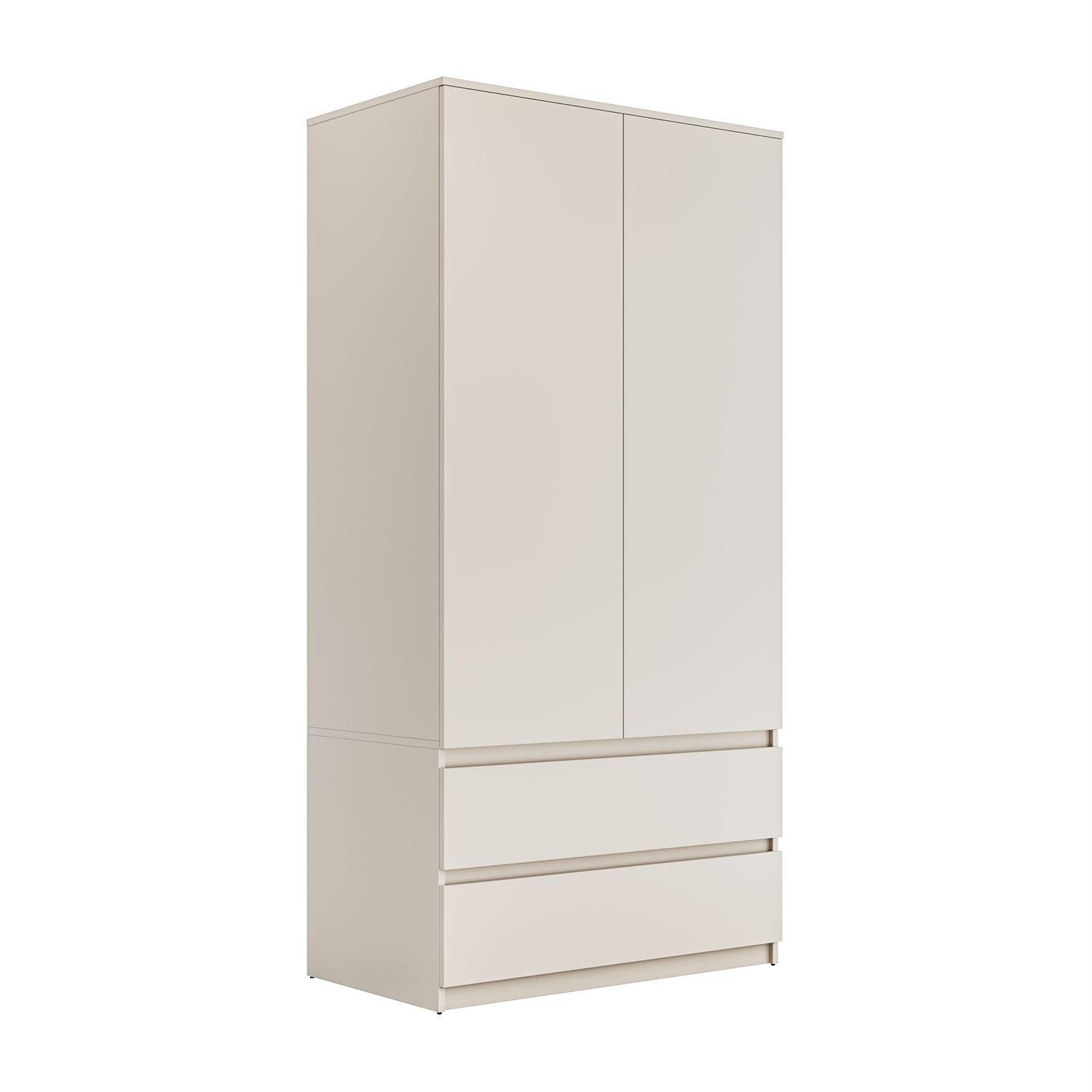 SCHRANK HANA SS-90 Kaschmir - Kaschmir, Holzwerkstoff (90/180/50cm) - Lookway