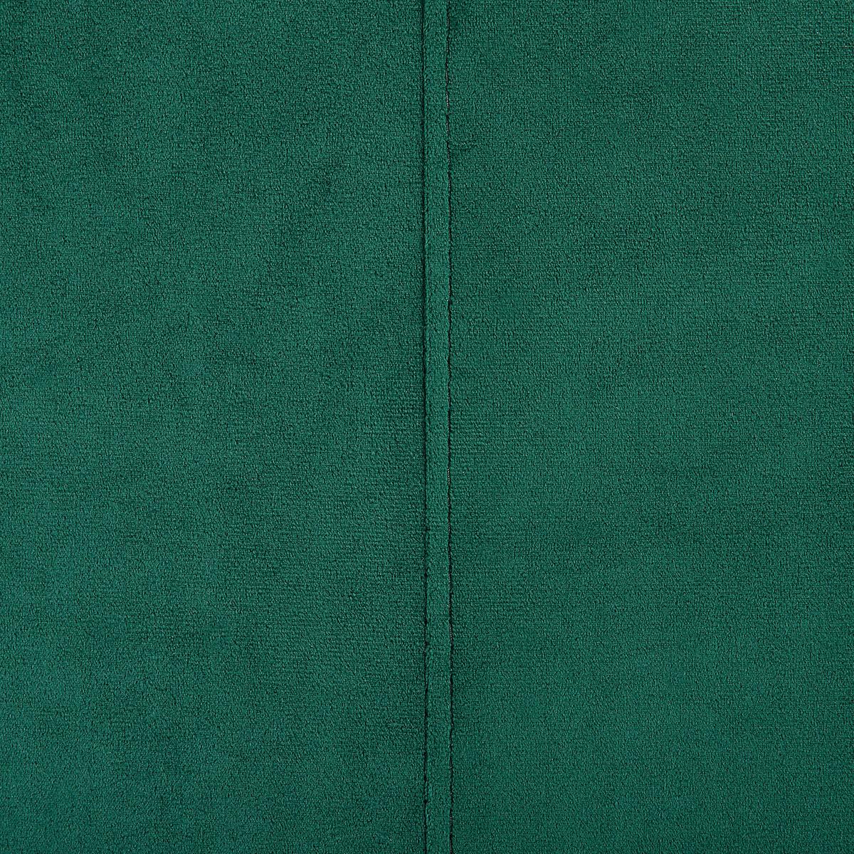 ECKSOFA Samtstoff Grün rechtsseitig Oslo - Dunkelgrün, Textil (270/151cm) - Beliani