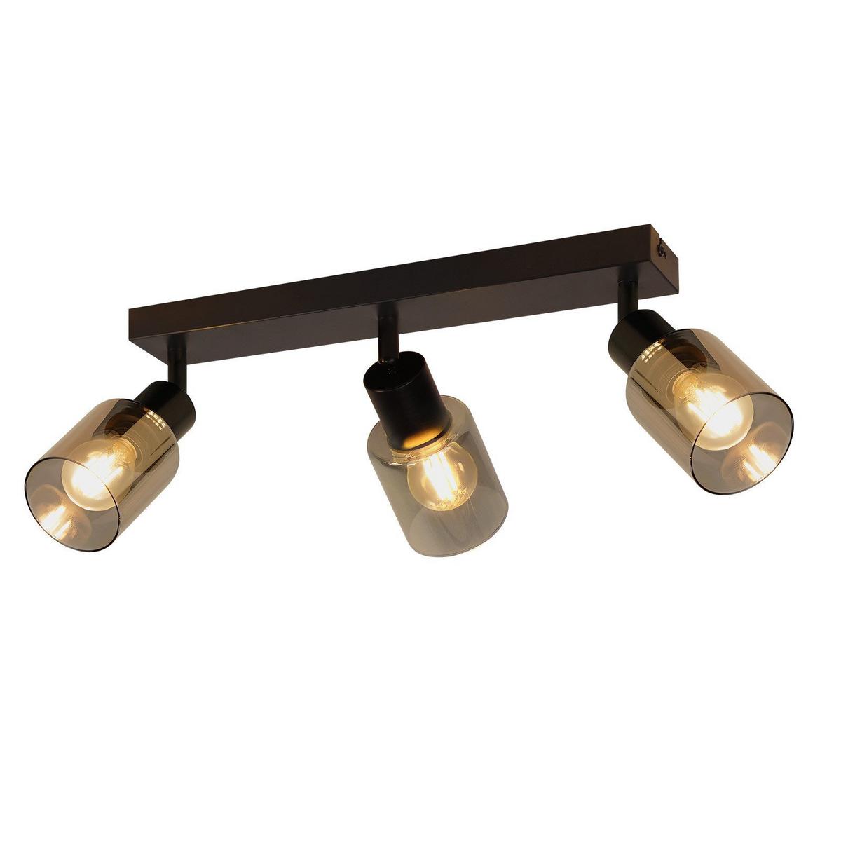 DECKENSTRAHLER Epstein 41/19/15cm - Schwarz, Metall (41/19/15cm) - Nettlife