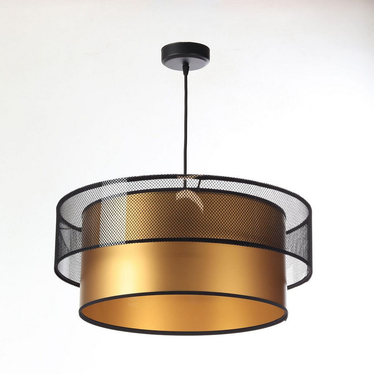 HÄNGELEUCHTE Gold 60/20 cm - Goldfarben, Kunststoff (60/1/20cm) - ONZENO