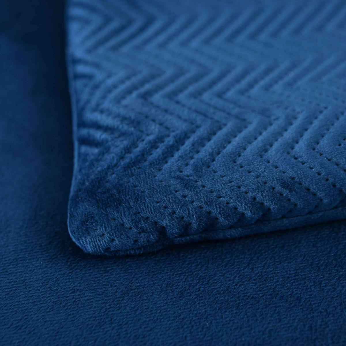 DEKOKISSEN Greta 45x45 cm Blau - Blau, Textil (45/45cm)
