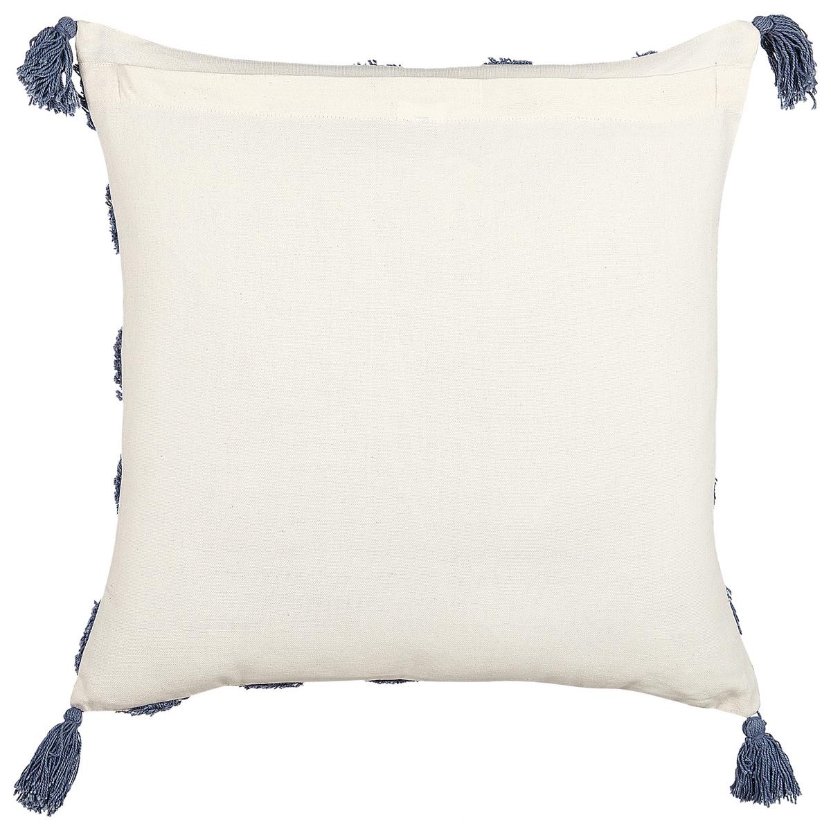 DEKOKISSEN Hellbeige 45/45 cm Jacaranda - Beige, Naturmaterialien/Textil (45/45cm) - Beliani