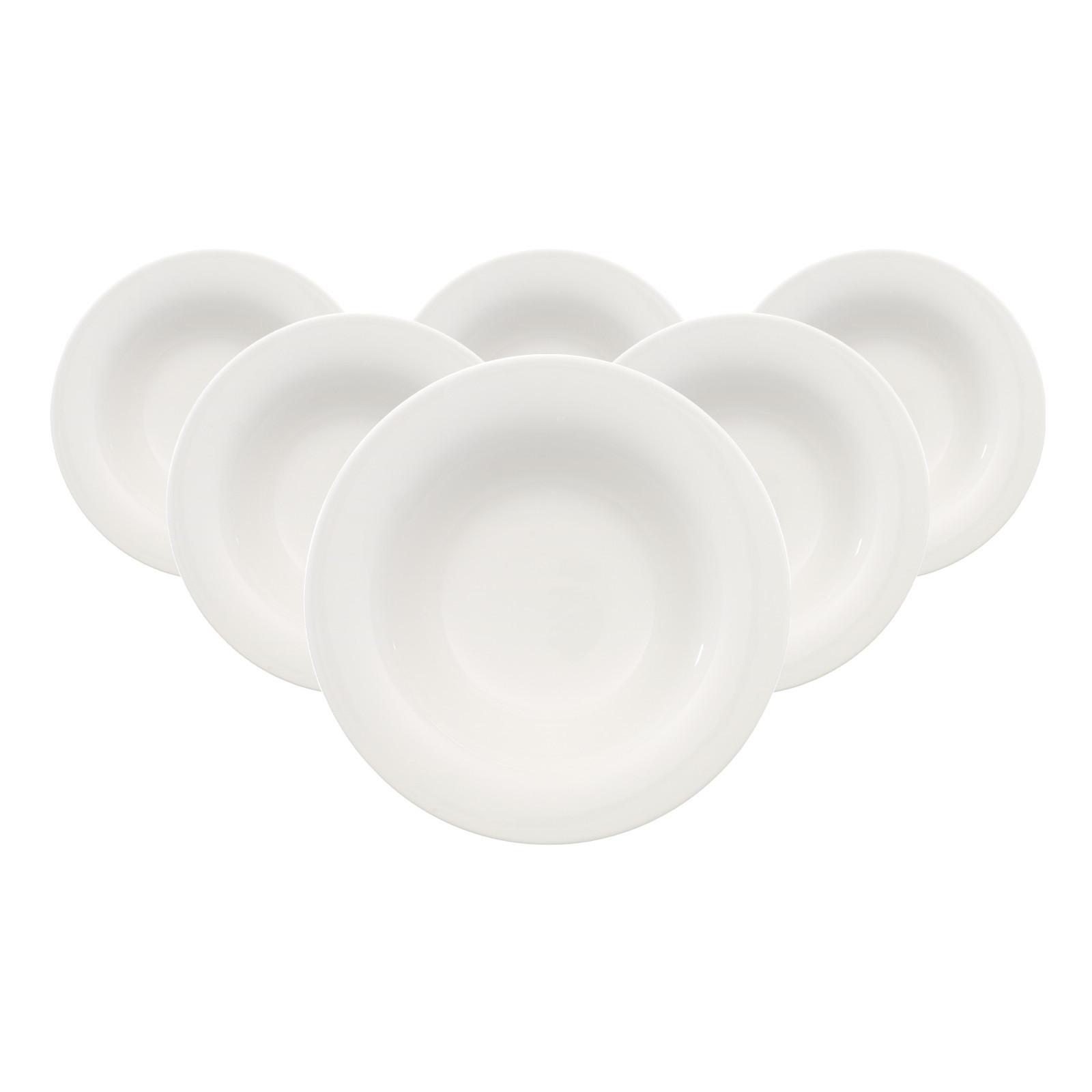 SUPPENTELLER New Cottage Basic weiß ø 23,1 cm 6er Set - Weiß, Keramik (23.1cm) - Villeroy & Boch