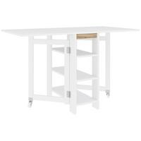 ESSTISCH Yvorn 120/60/75 cm - Weiß, Holz (120/60/75cm) - ZMH
