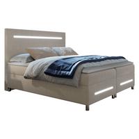 BOXBETT Enter LED - H3 - Creme, Holz (160/200cm) - MIRJAN24