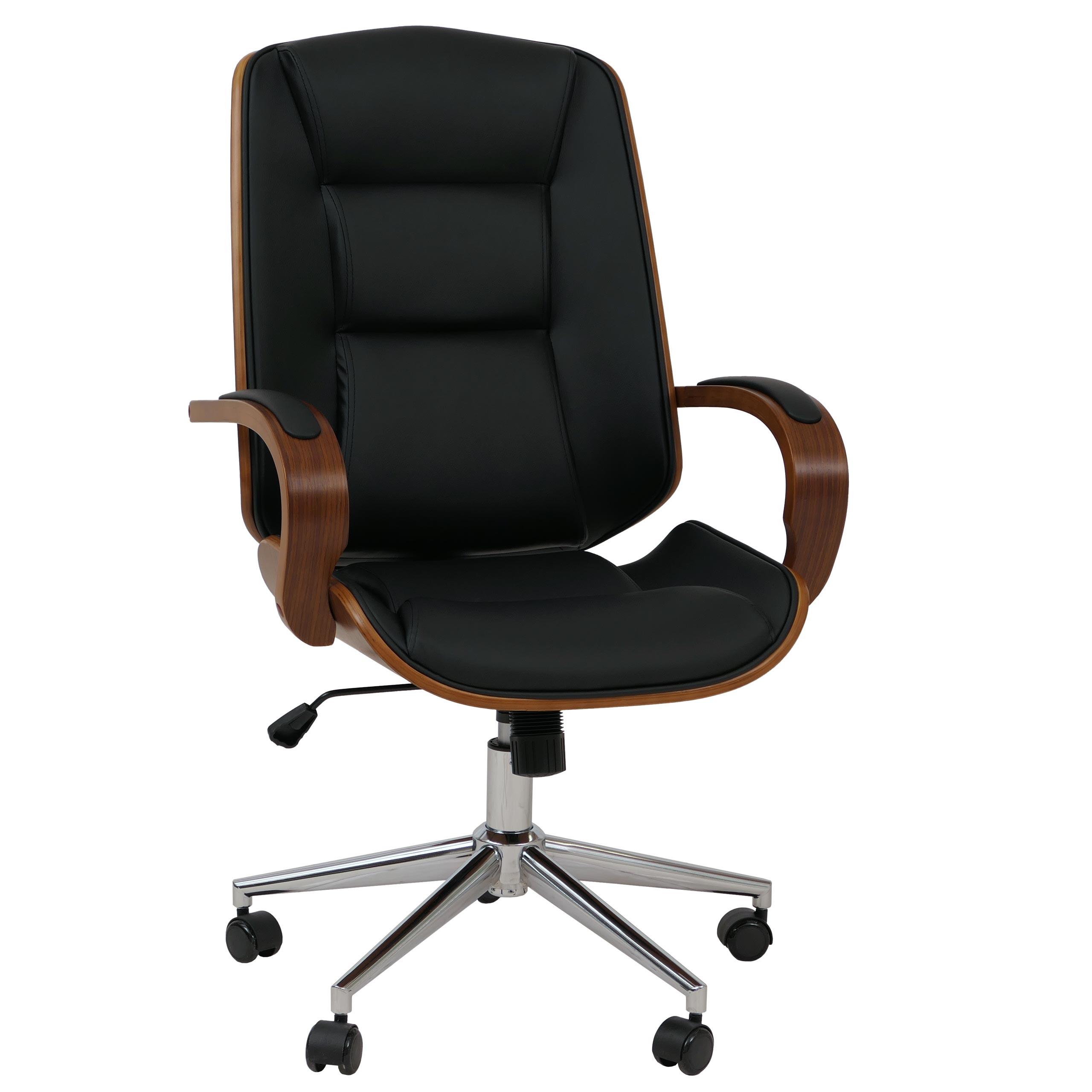 BÜROSTUHL Schwarz - Schwarz, Textil (61/110/74cm) - MCW