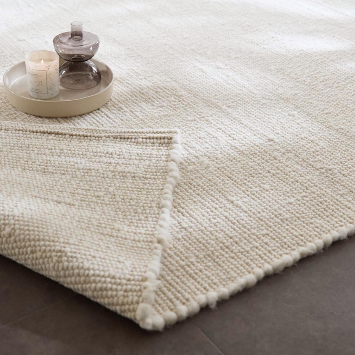 HANDWEBTEPPICH Anden 140x200 cm - Champagner, Textil (140/200cm) - Rug and Roll