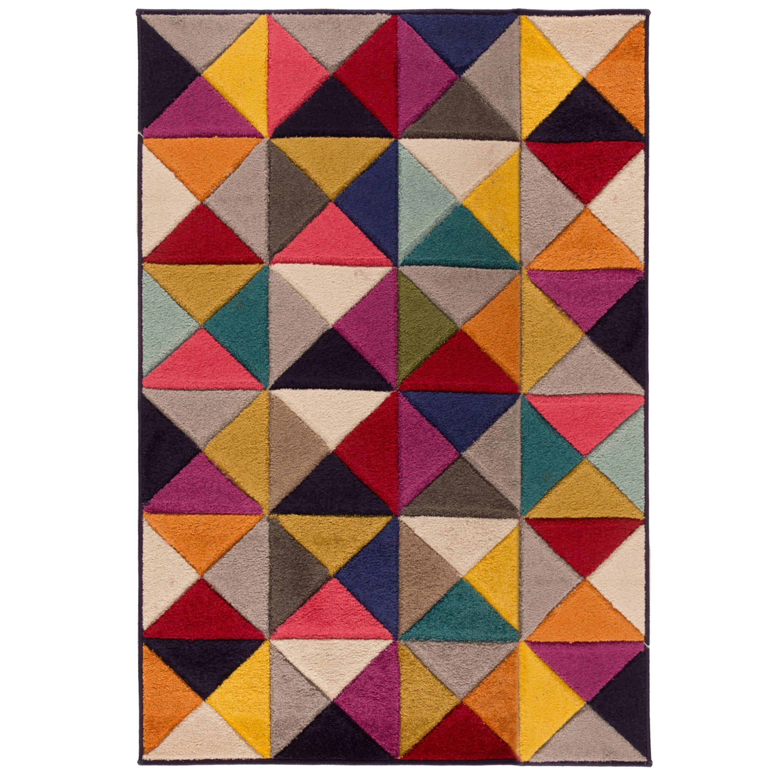 TEPPICH MEON, geometrisch, aus Polypropylen, Florhöhe 11 mm, Bunt, 200 x 290 cm - Multicolor, Textil (290/200cm) - KADIMA DESIGN