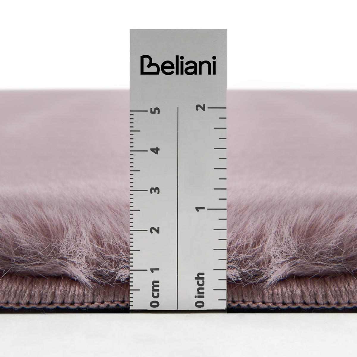 TEPPICH Hellviolett 160/230 cm Dawa - Violett, Kunststoff (160/230cm) - Beliani