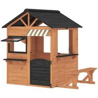 SPIELHAUS Tannenholz Braun - Braun, Holz (146/156/171.5cm) - AIYAPLAY