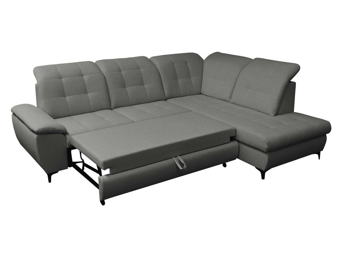 ECKSOFA Forest, Seite: Links - Beige/Schwarz, Holz/Textil (271/212cm) - MIRJAN24