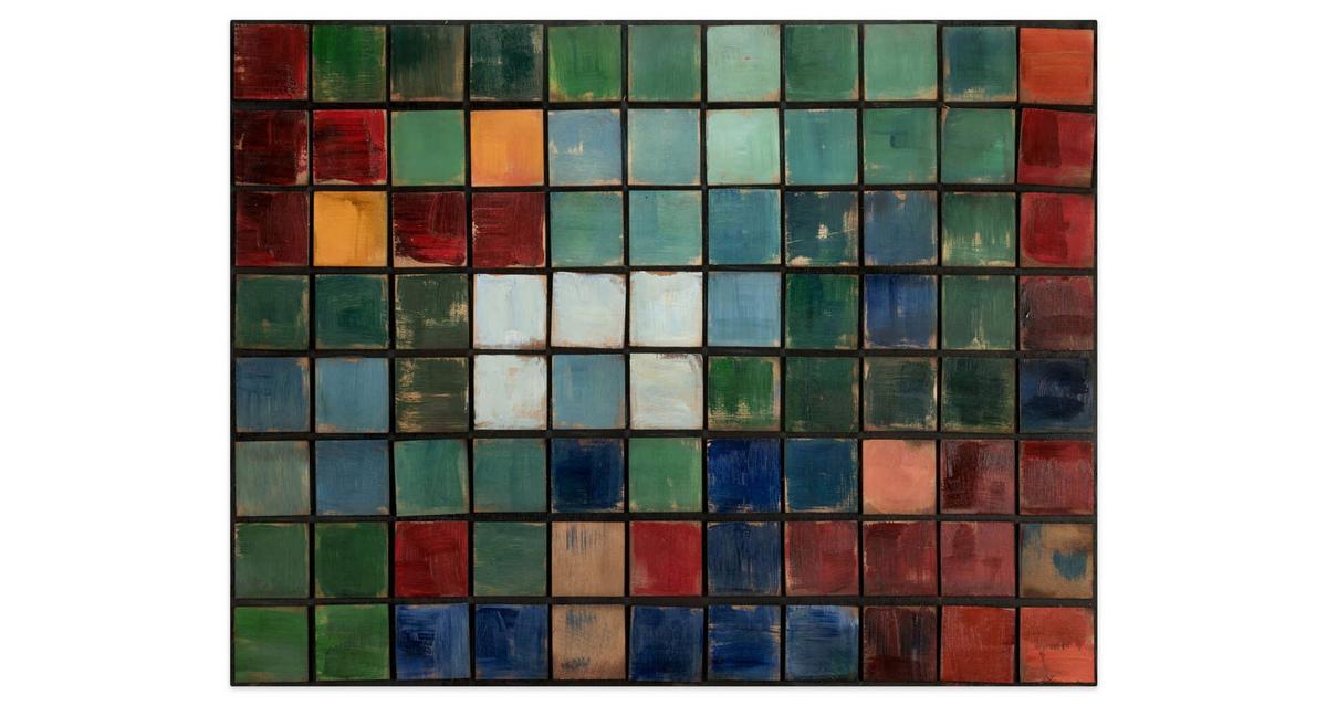 HOLZBILD Bunt 100/70 cm - Multicolor, Holz (7/70cm) - KUNSTLOFT