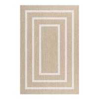 TEPPICH Premium en Vinyle Weißes Rechteck 160x230 cm - Weiß, Kunststoff (160/230cm) - STORESDECO