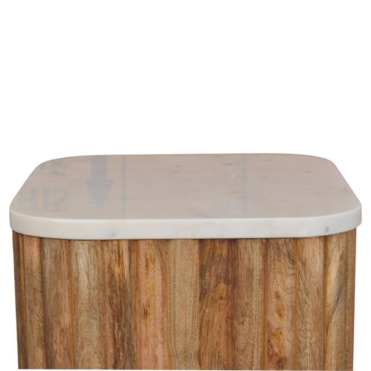 BEISTELLTISCH mit Amber-Eichen-Finish, Platz auf der Tischplatte, braun - Braun, Holz/Naturmaterialen (36/36/51cm) - Artisan Furniture