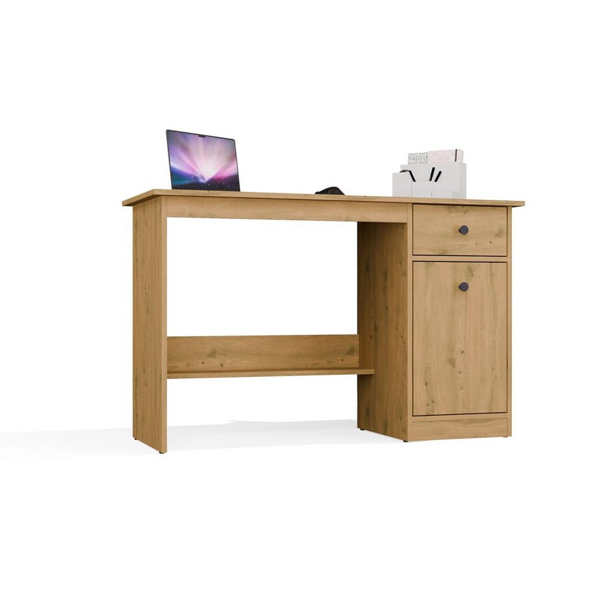 SCHREIBTISCH Artisan Eiche 120/75/45 - Eiche Artisan, Holzwerkstoff (90/50/75cm) - RAUMHIRSCH FURNITURE