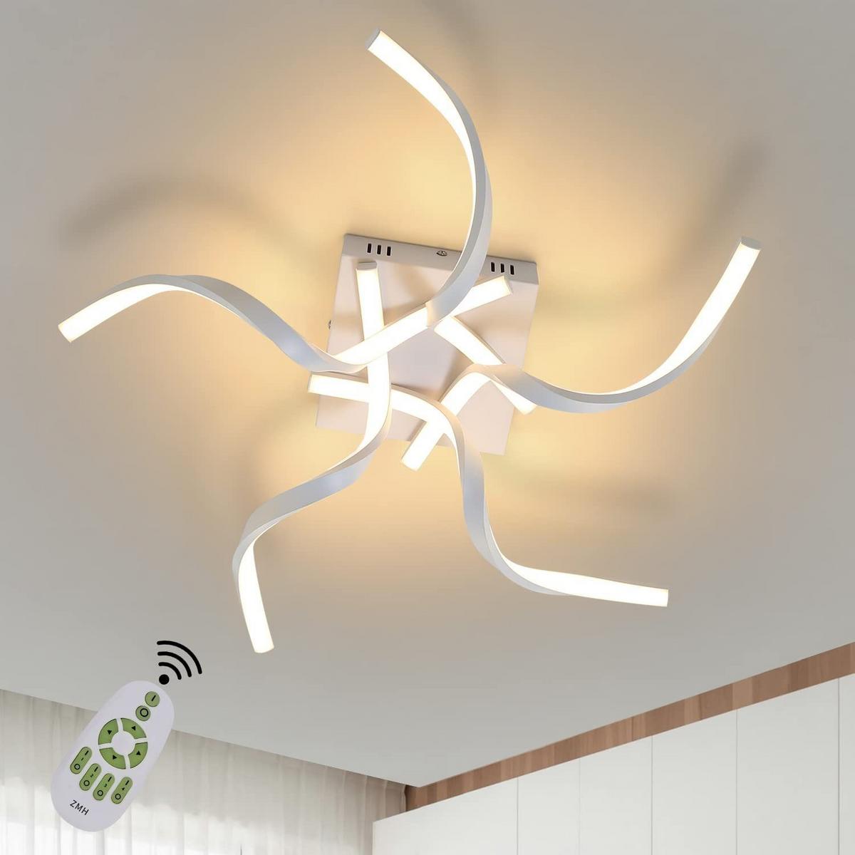 LED-DECKENLEUCHTE Paulina 65/65/14 cm - Weiß, Metall (65/65/14cm) - Nettlife