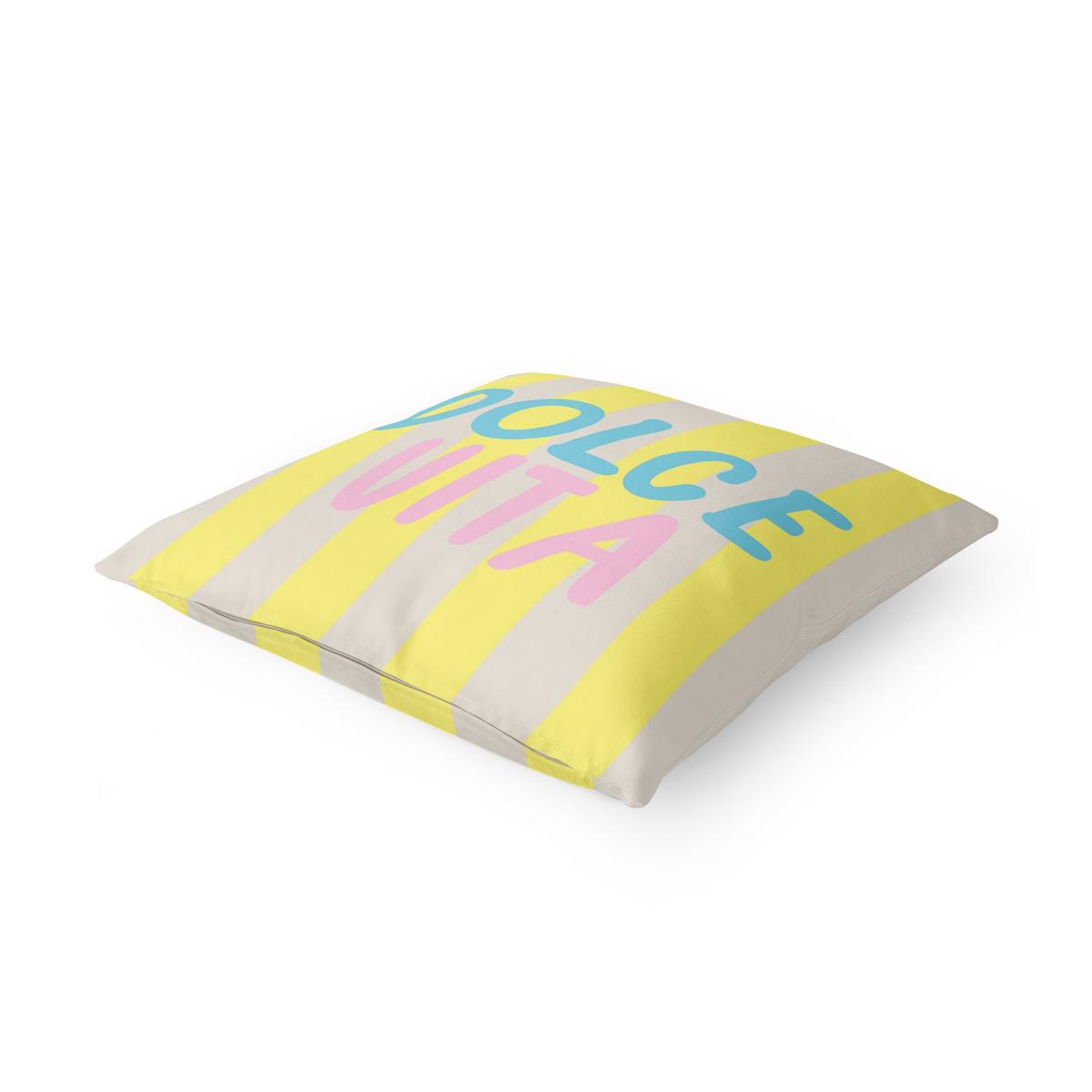 KISSENBEZUG PopArt Sommer Dolce Vita 40/40 cm - Gelb, Textil (40/40cm) - Bilderwelten