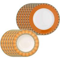 TAFELSERVICE Samarkand Mandarin bunt 12-tlg. - Multicolor, Keramik (2/2/2cm) - Villeroy & Boch