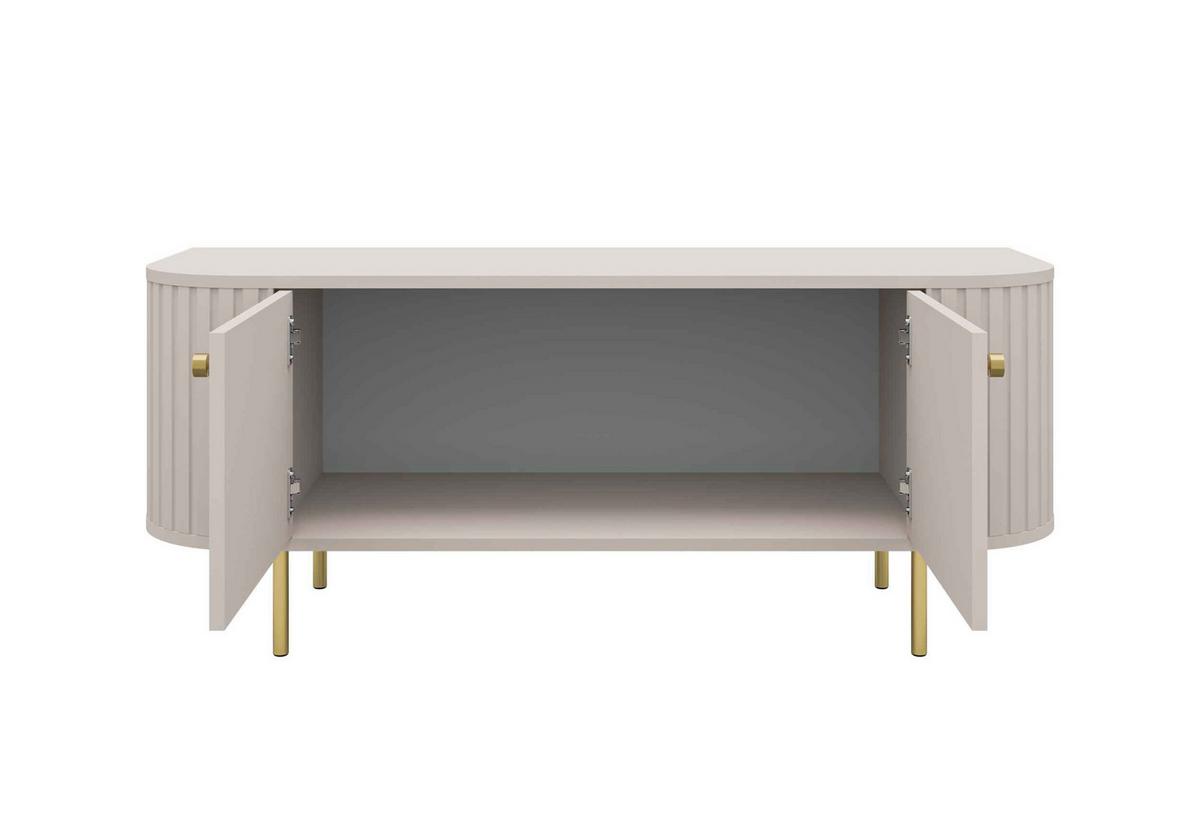 LOWBOARD BOLLA 123/50/42,3 cm, Beige - Beige, Holzwerkstoff (123/50/42.3cm) - MASSENO