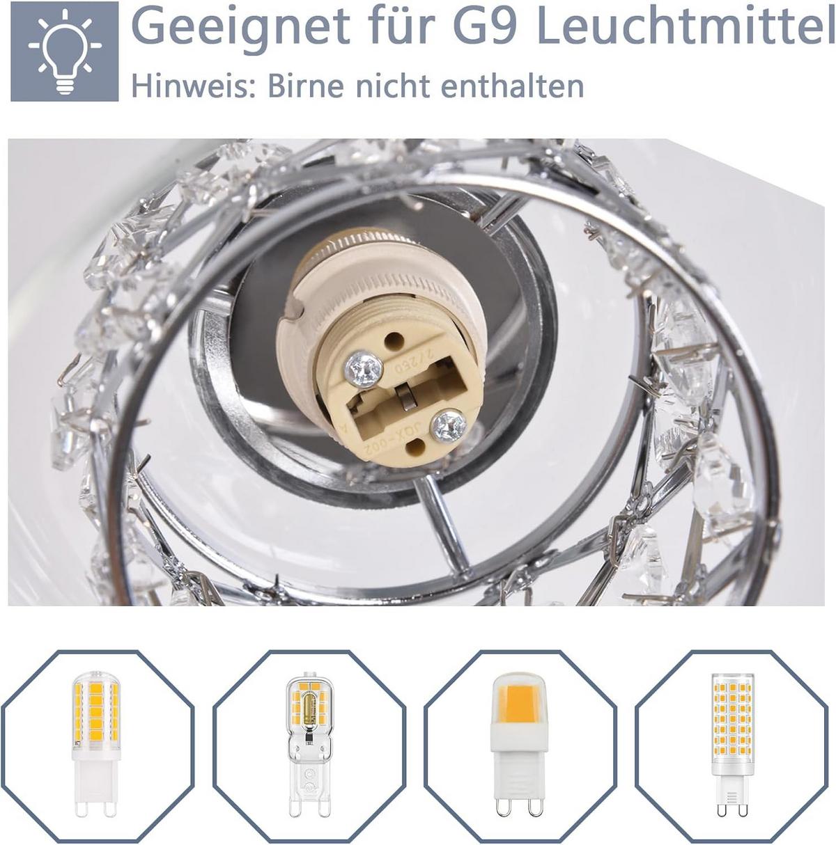 KRONLEUCHTER Helligold 66.0/140.0/66.0 cm - Transparent, Glas (66/140/66cm) - ZMH